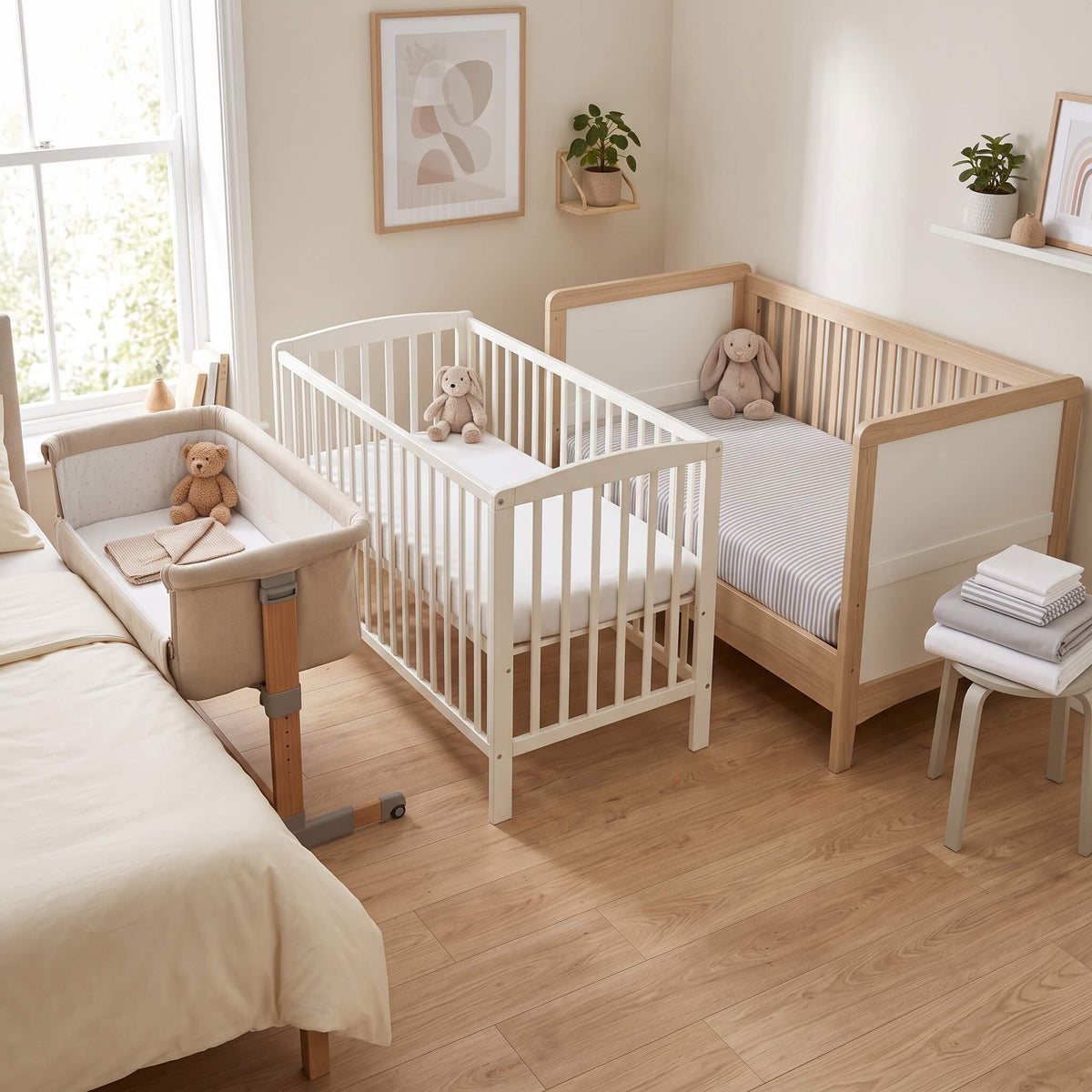 Cot vs Cot Bed vs Bedside Crib