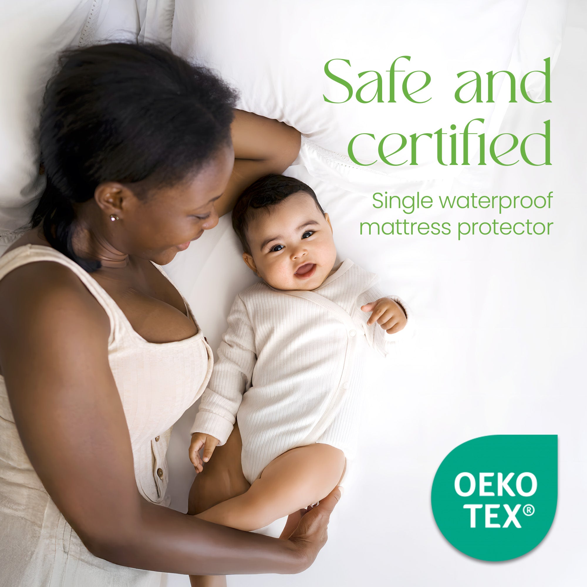 Bamboo  Mattress  Protectors Emperor Size 200 x 200 cm