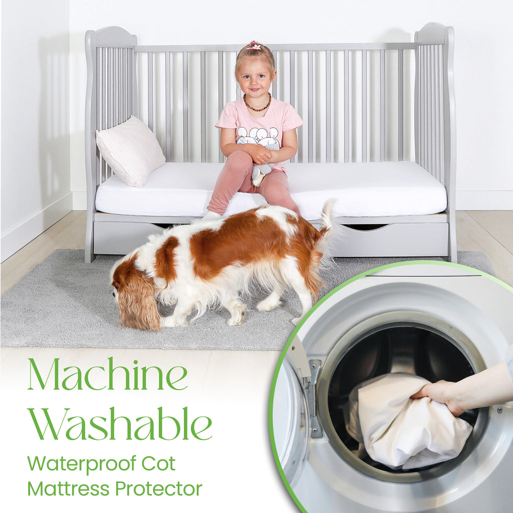 Bamboo Mattress protector for Baby Cot Bed 60 x 120 cm