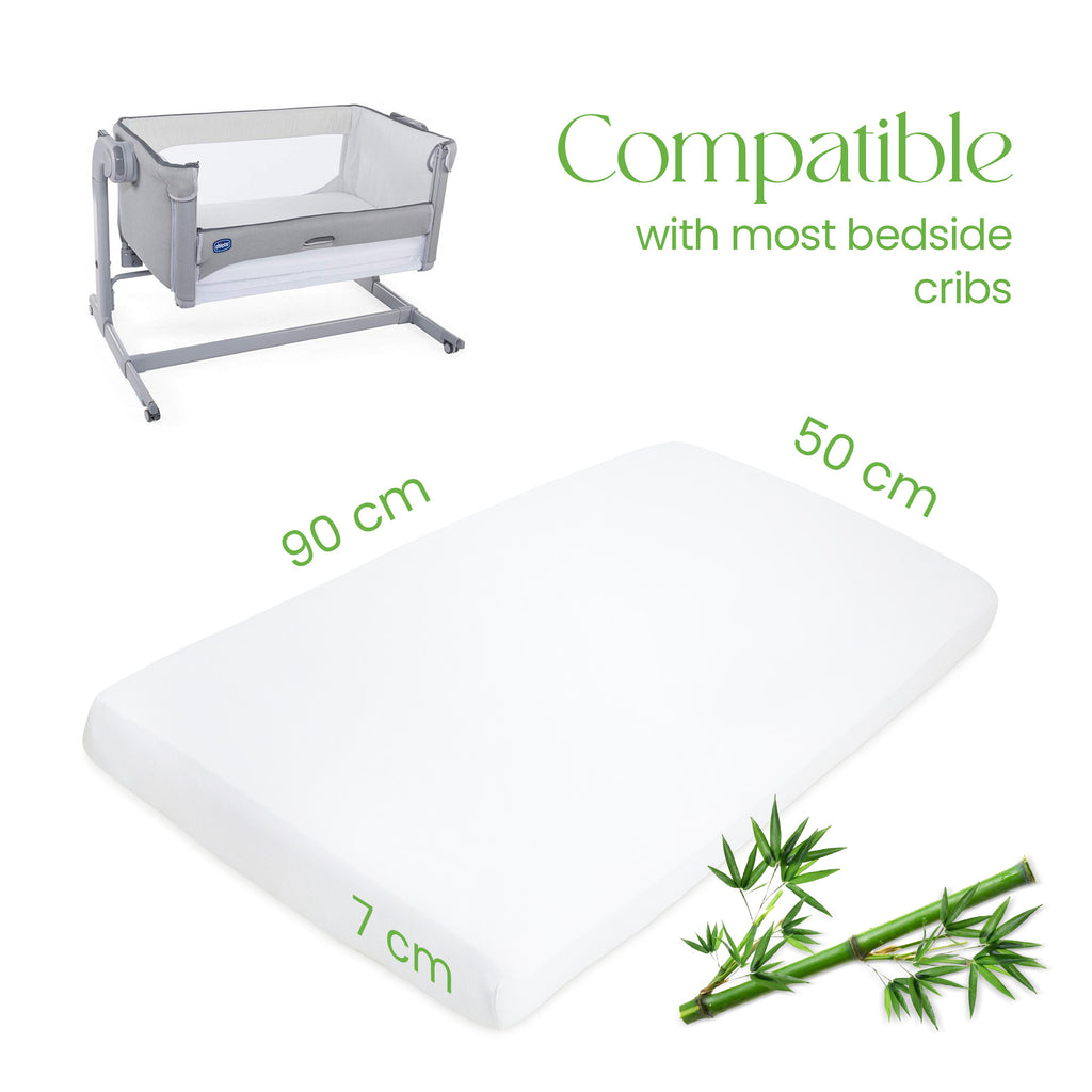 Bamboo Mattress protector for Baby Crib 50 x 90 cm