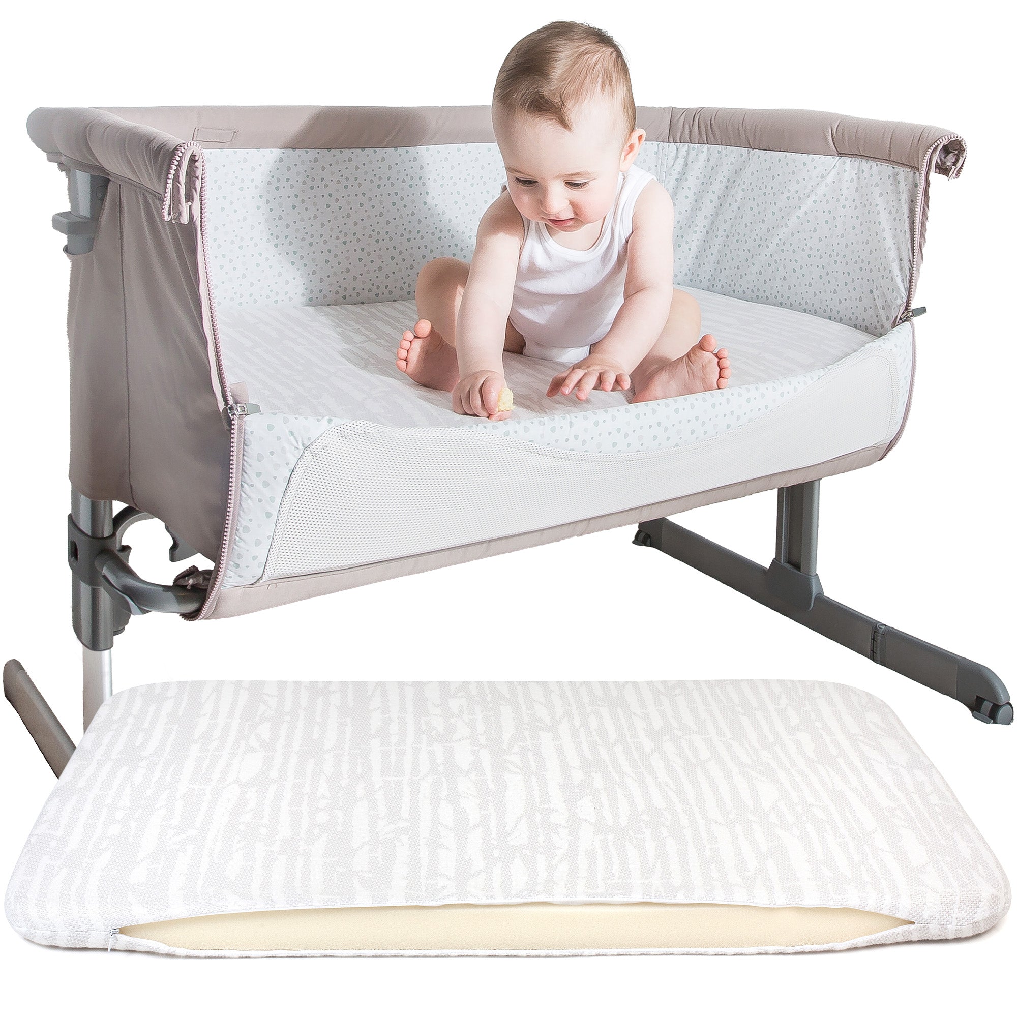 Crib Mattress 50x83 cm Fits All Standard Chicco Cribs