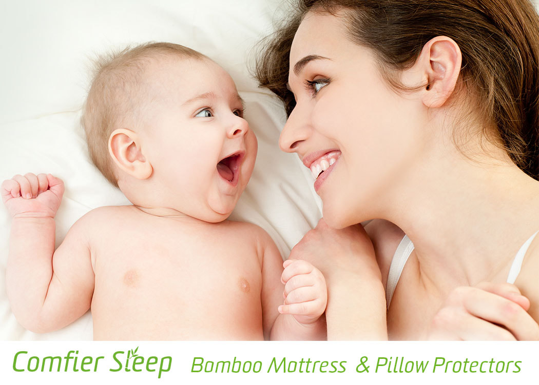 Comfier Sleep Super Soft Waterproof Crib 40x90 cm Mattress protector 100% Bamboo Breathable and fully fitted Crib Mattress Cover 40x90 cm 